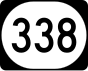 Маркер Kentucky Route 338 