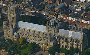Vista aérea de la Catedral de Ely