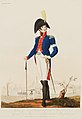Offizier in der Uniform des Jahres 1802