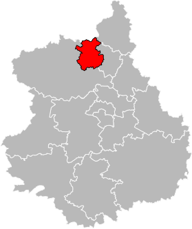 Eure-et-Loir - Canton Dreux-1 2015.svg