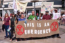 Extinction Rebellion Redeclaration, Bournemouth Square, 14 September 2019) Extinction Rebellion Redeclaration, Bournemouth Square, 14th Sept 2019 (48815716471).jpg