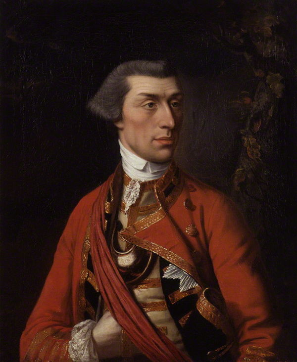 Major Eyre Coote who commanded the regiment at the Battle of Plassey in June 1757
