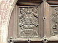 Español: Detalle de la puerta de la iglesia de Santa María la Mayor, Ezcaray.