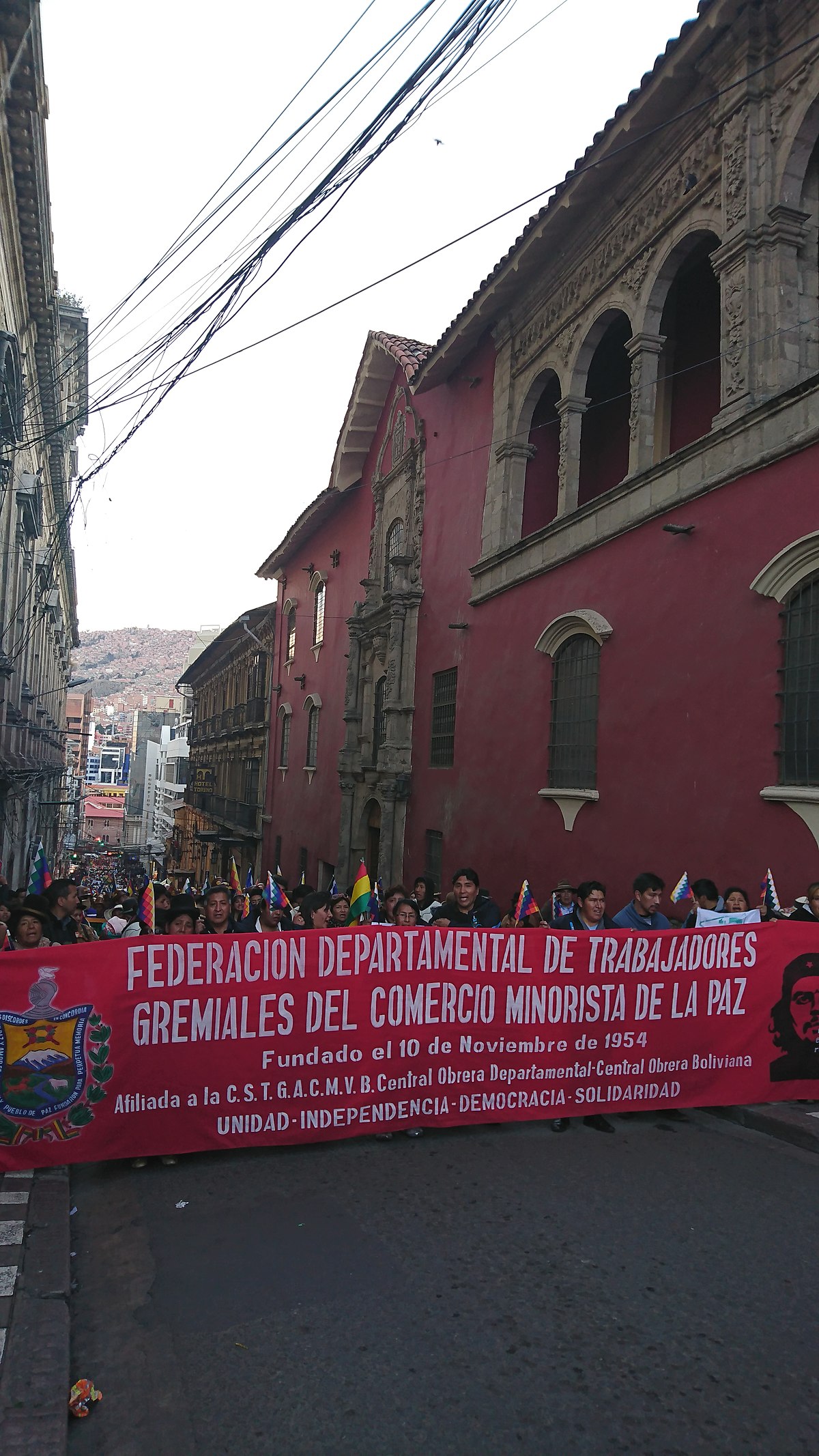 Confederación de Trabajadores Gremiales, Artesanos, Comerciantes Minoristas  y Vivanderos de Bolivia - Wikipedia, la enciclopedia libre