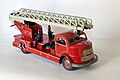 * Nomination Tin toy fire truck by unknown producer around 1948 to 1950 Spurzem 09:25, 15 April 2015 (UTC) * Promotion  Comment Black dot on the left side that should be cloned out. --Halavar 09:33, 15 April 2015 (UTC)  Done Thank you, I did not see it. Please look now. -- Spurzem 10:40, 15 April 2015 (UTC)  Support Good now. --Halavar 10:50, 15 April 2015 (UTC)