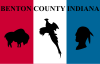 Flag of Benton County, Indiana