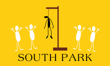 The flag of South Park, as seen in the episode Flag of South Park, Colorado.png