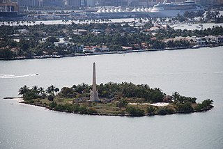 <span class="mw-page-title-main">Flagler Monument Island</span> Neighborhood of Miami Beach in Miami-Dade County, Florida, United States