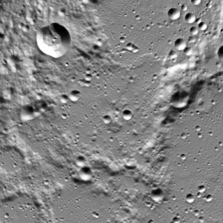 Florey (crater) Feature on the moon