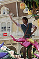 * Nomination Flynn Rider, Rapunzel in the Disney Magic On Parade in Disneyland Paris. -- Medium69 01:11, 21 May 2016 (UTC) * Decline Unfortunate foot crop and disturbing flower in foreground. --Cccefalon 11:08, 23 May 2016 (UTC)