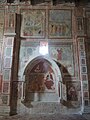 Stories of the life of Jesus and Mary, in the foreground Annunciation