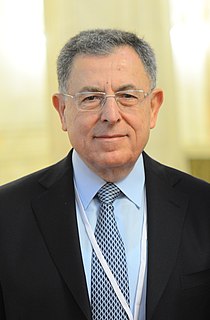 <span class="mw-page-title-main">Fouad Siniora</span> Prime Minister of Lebanon from 2005 to 2009