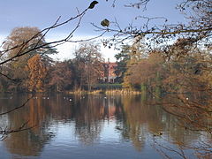 Foxhill from across the lake