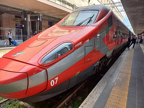 Frecciarossa train in Rome