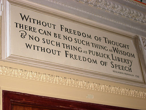 Freedom of Thought Ben Franklin