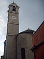 Italiano: Chiesa di San Giovanni Battista a Sestri Ponente (Genova). Il campanile.