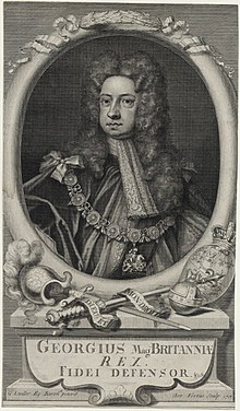 George in 1718, by George Vertue, after Sir Godfrey Kneller George I Vertue Kneller.jpg