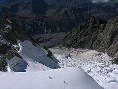 Le glacier du Brouillard.