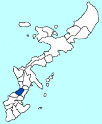 Ginowan in Okinawa Map.gif