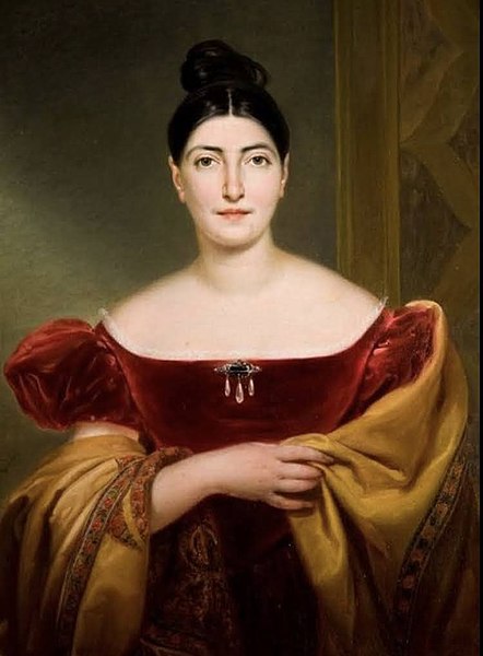 Portrait held at Villa Roccabruna, by an unknown artist