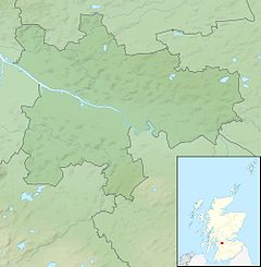 Mapa lokalizacyjna Glasgow