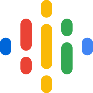 Logo de Google Podcasts aux couleurs de Google.