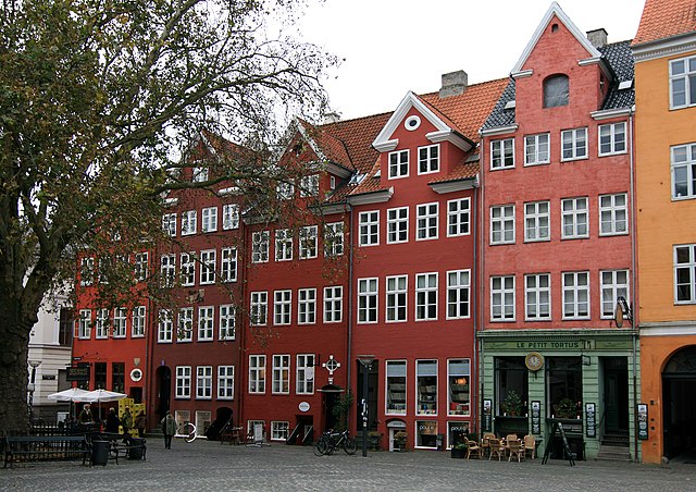 The old buildings on Gråbrødre Torv