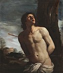 Guercino (Giovanni Francesco Barbieri) - Saint Sebastian - L.2015.63 - Princeton University Art Museum.jpg