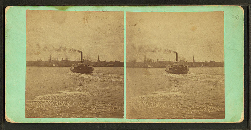 File:Gun boat and ferry, by John B. Heywood.jpg