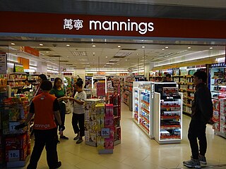 <span class="mw-page-title-main">Mannings</span> Asian healthcare retailer, known in some Southeast Asian countries as "Guardian"