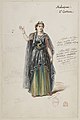 Français : Halévy - La magicienne - maquettes de costumes par Alfred Albert - 20. Mélusine, 2e costume