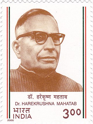 <span class="mw-page-title-main">Harekrushna Mahatab</span> Politician from Odisha, India