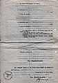 Heiratsurkunde vom 11. Sep. 1937