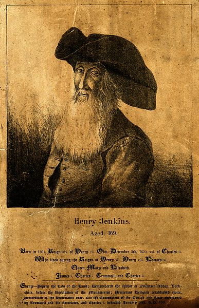 File:Henry Jenkins, aged 169. Lithograph after Walker. Wellcome V0007145.jpg