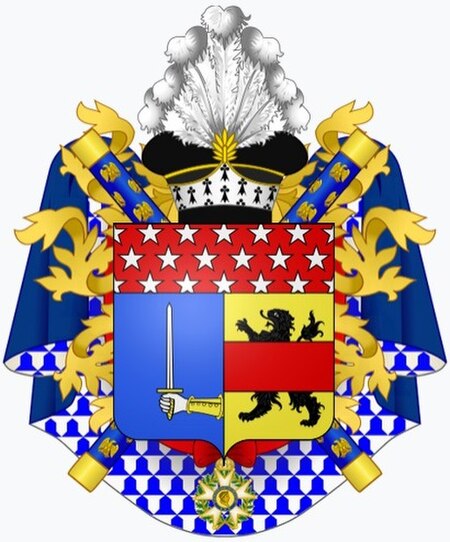 Heraldic achievement of Claude-Victor Perrin, Duke of Belluno