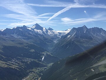 Val d'Hérens and mountain Dent Blanche