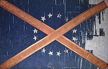 According to Bell Allen Ross, the Hilliard's Legion Flag served as inspiration for John W.A. Sanford Jr.'s Alabama flag design. Hilliard's Legion Flag.jpg