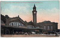 Terminal de Hoboken poco después de su apertura en 1907
