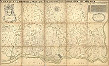 Thomas Holme's Survey Map (1687) Holme's Map of Pennsylvania (1687).jpg