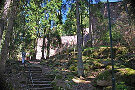 Holmsbu billedgalleri, sett fra stien med adkomst