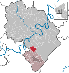 Poziția ortsgemeinde Horath pe harta districtului Bernkastel-Wittlich