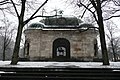 Temple fontaine en hiver