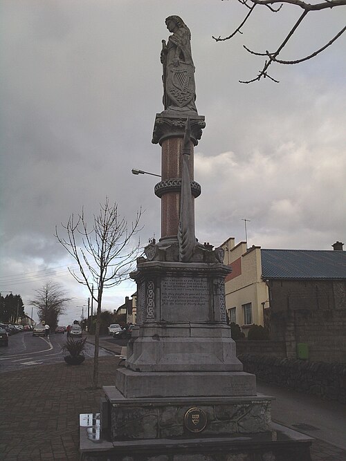 A monument to Humbert in Ballina, County Mayo