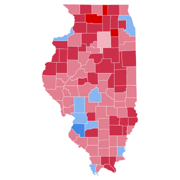 Illinois Presidential Election Results 1960.svg