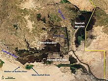 Mesopotamian Marshes in 2007 IraqMarshesAnnotated.jpg