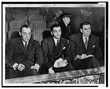 Irving Berlin, Rodgers and Hammerstein, and Helen Tamiris watching music theater auditions Irving Berlin Portrait.jpg