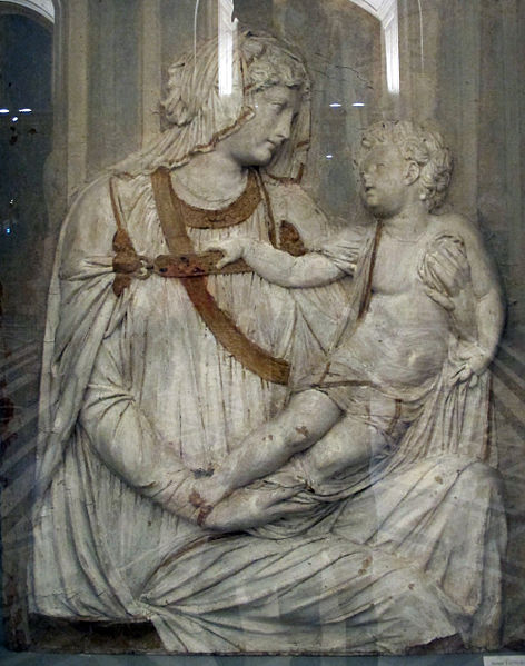 File:Jacopo sansovino, madonna col bambino in cartapesta, xvi sec.JPG