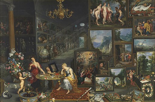 Jan Brueghel (I), Hendrick van Balen (I) and Gerard Seghers - Allegory of Sight and Smell