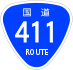 National Route 411 shield