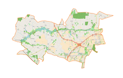 Mapa lokalizacyjna gminy Jastków